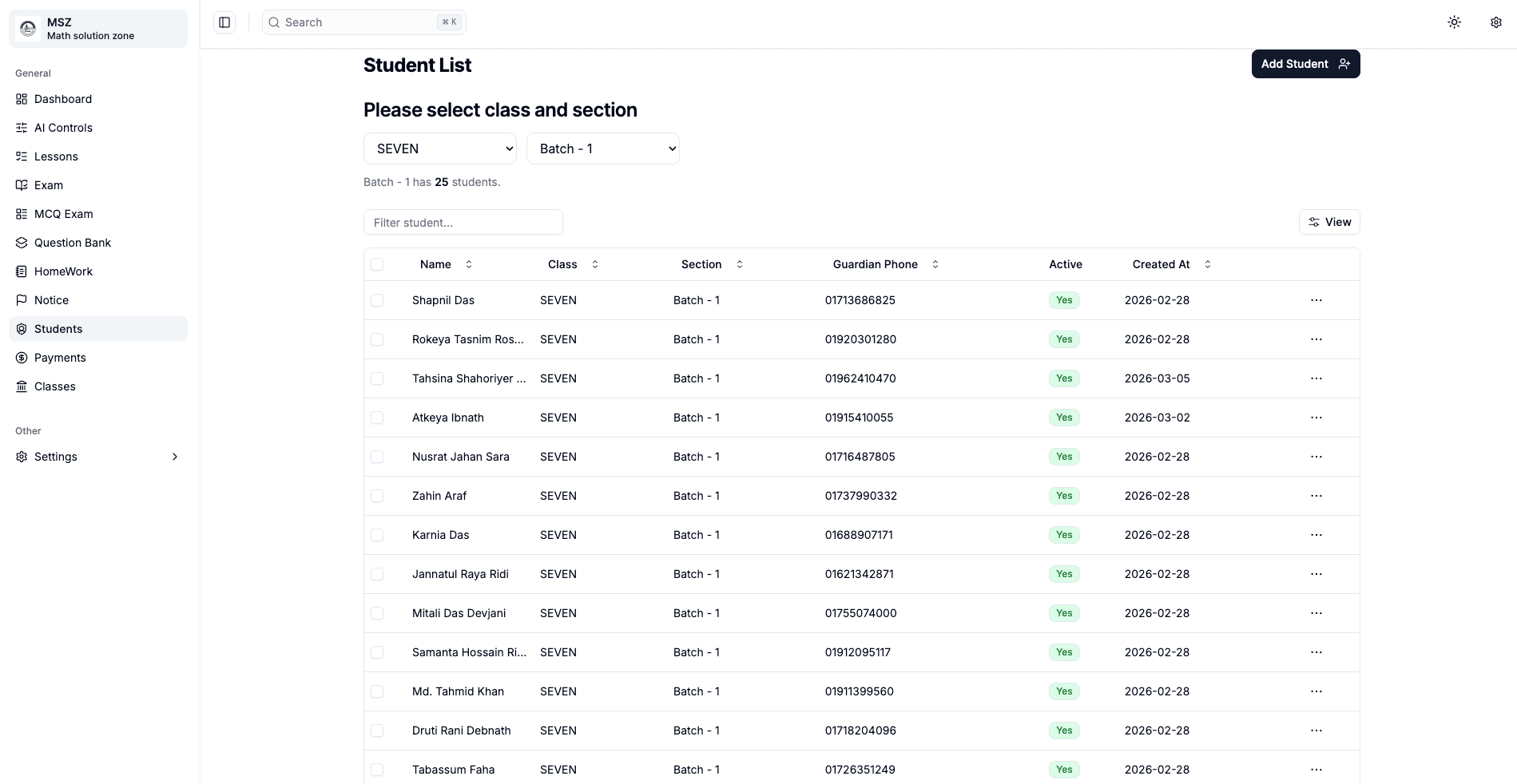 MSZ Education Platform screenshot 5